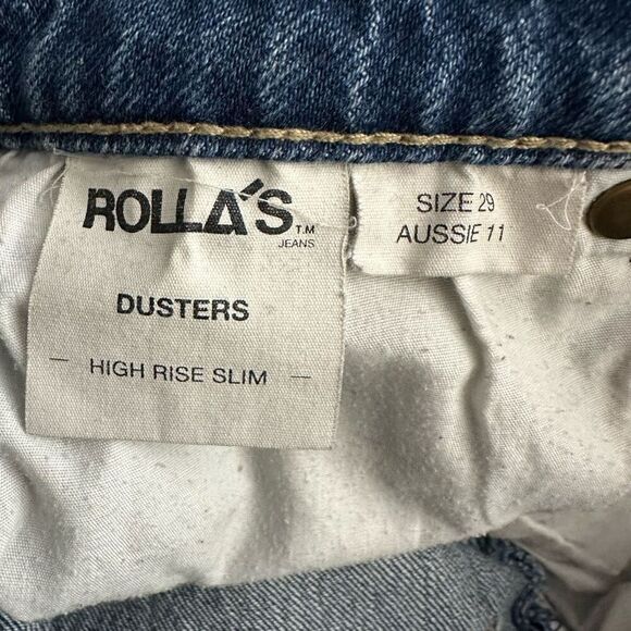 Rolla's Dusters High Rise Slim Leg Jeans Size 29 - Picture 5 of 12